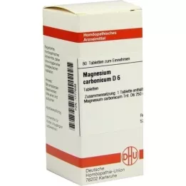 MAGNESIUM CARBONICUM D 6 tabletas, 80 piezas