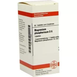 MAGNESIUM PHOSPHORICUM D 6 tabletas, 80 piezas