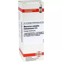 MERCURIUS SOLUBILIS Dilución Hahnemanni D 8, 20 ml