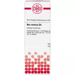 NUX VOMICA Dilución D 4, 20 ml