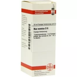 NUX VOMICA Dilución D 6, 20 ml