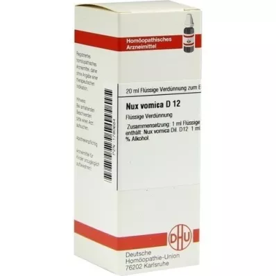 NUX VOMICA Dilución D 12, 20 ml