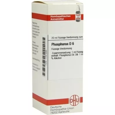 PHOSPHORUS Dilución D 6, 20 ml