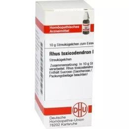 RHUS TOXICODENDRON D 3 glóbulos, 10 g