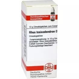 RHUS TOXICODENDRON D 4 glóbulos, 10 g