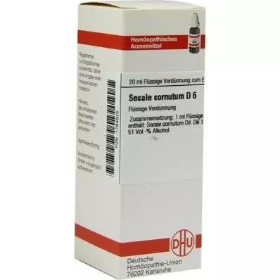 SECALE CORNUTUM Dilución D 6, 20 ml