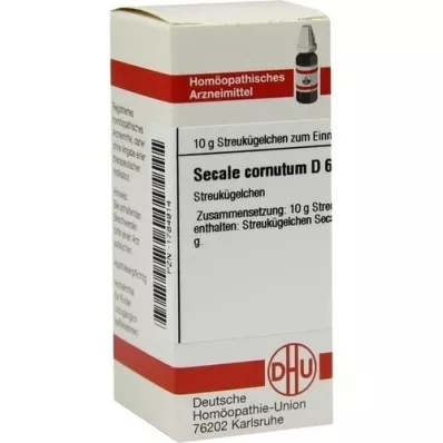SECALE CORNUTUM D 6 glóbulos, 10 g