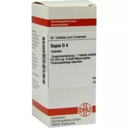 SEPIA D 4 tabletas, 80 piezas