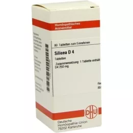SILICEA D 4 tabletas, 80 piezas