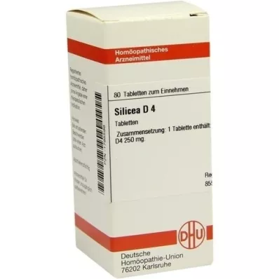 SILICEA D 4 tabletas, 80 piezas SILICEA D 4 tabletas, 80 piezas