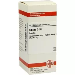 SILICEA D 10 tabletas, 80 piezas