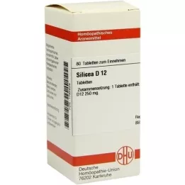 SILICEA D 12 tabletas, 80 piezas