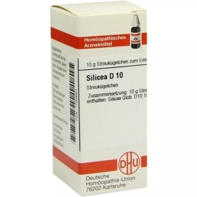 SILICEA D 10 glóbulos, 10 g