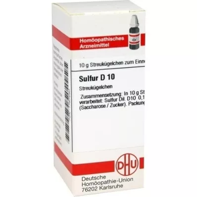 SULFUR D 10 glóbulos, 10 g SULFUR D 10 glóbulos, 10 g