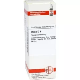 THUJA Dilución D 4, 20 ml