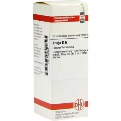 THUJA Dilución D 6, 20 ml