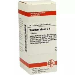 VERATRUM ALBUM D 4 tabletas, 80 piezas