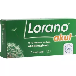 LORANO tabletas agudas, 7 piezas