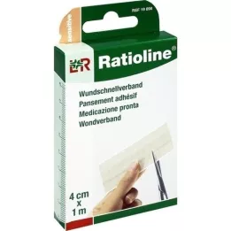 RATIOLINE apósito para heridas sensible rápido 4 cm x 1 m, 1 pieza