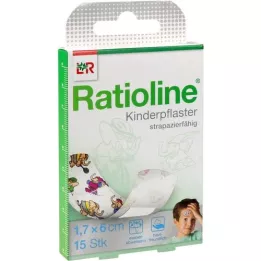 RATIOLINE tiras de yeso para niños, 15 unidades