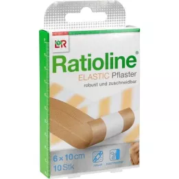 RATIOLINE apósito elástico rápido para heridas 6 cm x 1 m, 1 pieza