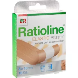RATIOLINE apósito elástico rápido para heridas 8 cm x 1 m, 1 pieza