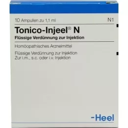 TONICO Ampollas Injeel N, 10 piezas
