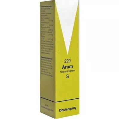 ARUM NASENTROPFEN S 220, 10 gramos