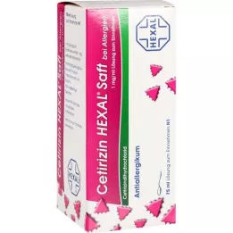 CETIRIZIN HEXAL Jugo para alergias, 75 ml