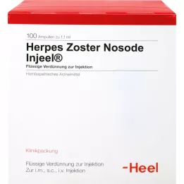 HERPES ZOSTER Ampollas Nosode Injeel, 100 piezas