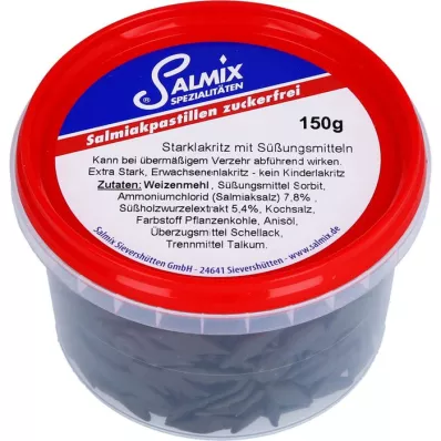 SALMIX Pastillas de salmiac sin azúcar, 150 g