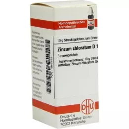 ZINCUM CHLORATUM D 12 glóbulos, 10 g