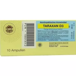 TARAXAN D 3 ampollas de inyección, 10X1 ml