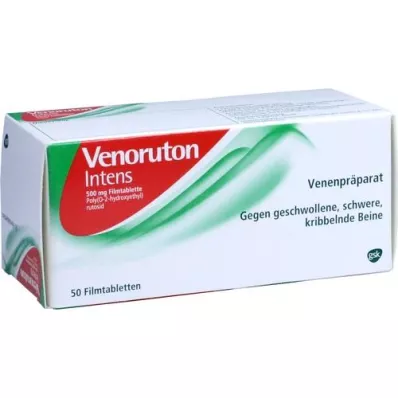 VENORUTON tabletas recubiertas de película intensas, 50 piezas