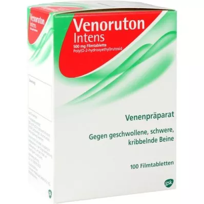 VENORUTON tabletas recubiertas de película intensas, 100 piezas