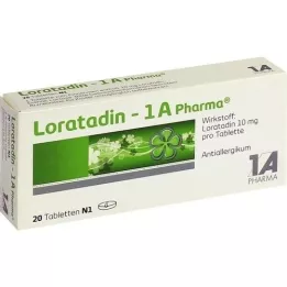 LORATADIN-1A tabletas farmacéuticas, 20 piezas