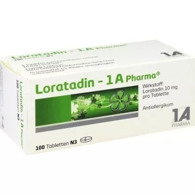 LORATADIN-1A tabletas farmacéuticas, 100 piezas