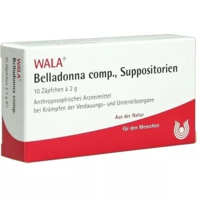 BELLADONNA COMP.Supositorios, 10X2 g