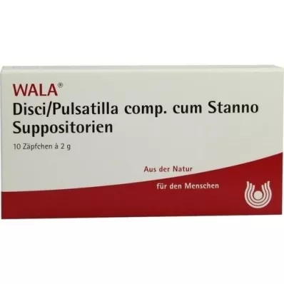 DISCI/Supositorios Pulsatilla comp.cum Stanno, 10X2 g