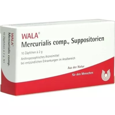 MERCURIALIS COMP.Supositorios, 10X2 g