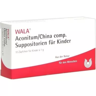 ACONITUM/CHINA comp. Supositorios para niños, 10X1 piezas