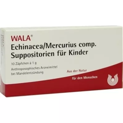ECHINACEA/MERCURIUS comp. Supositorios para niños, 10X1 g ECHINACEA/MERCURIUS comp. Supositorios para niños, 10X1 g