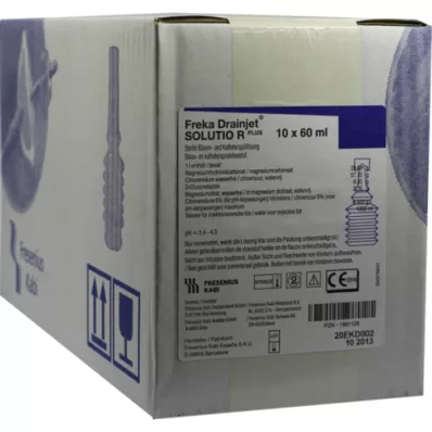FREKA DRAINJET Frasco Solutio R Plus, 10X60 ml