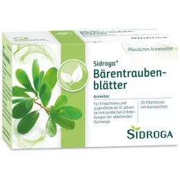 SIDROGA Bolsa filtrante de té de hojas de gayuba, 20X2,0 g