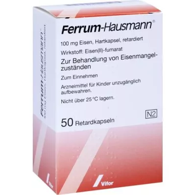FERRUM HAUSMANN Cápsulas de liberación sostenida, 50 piezas
