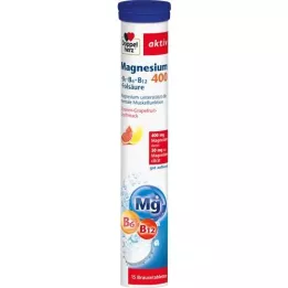 DOPPELHERZ Magnesio 400+B1+B6+B12+Ácido fólico BTA, 15 piezas