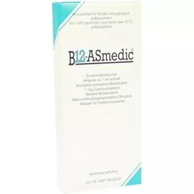 Ampollas B12 ASMEDIC , 10X1 ml Ampollas B12 ASMEDIC , 10X1 ml