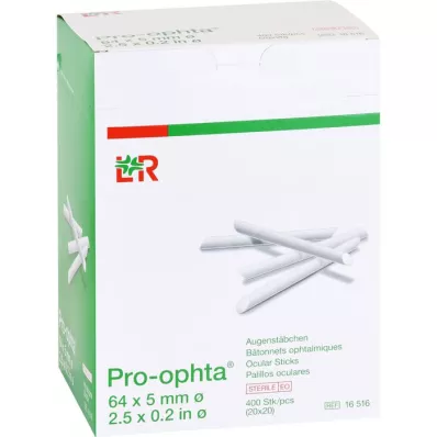 PRO-OPHTA Hisopos oculares estériles, 400 unidades