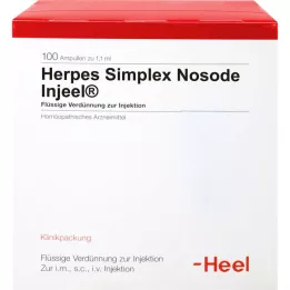 HERPES SIMPLEX Ampollas Nosode Injeel, 100 piezas