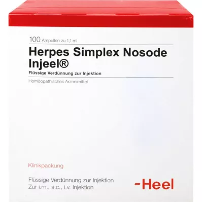 HERPES SIMPLEX Ampollas Nosode Injeel, 100 piezas HERPES SIMPLEX Ampollas Nosode Injeel, 100 piezas